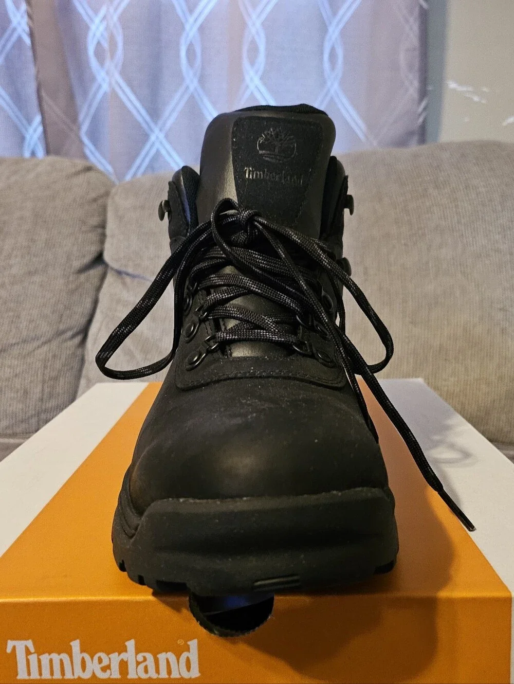 Timberland Men's Black Waterproof Work Boot